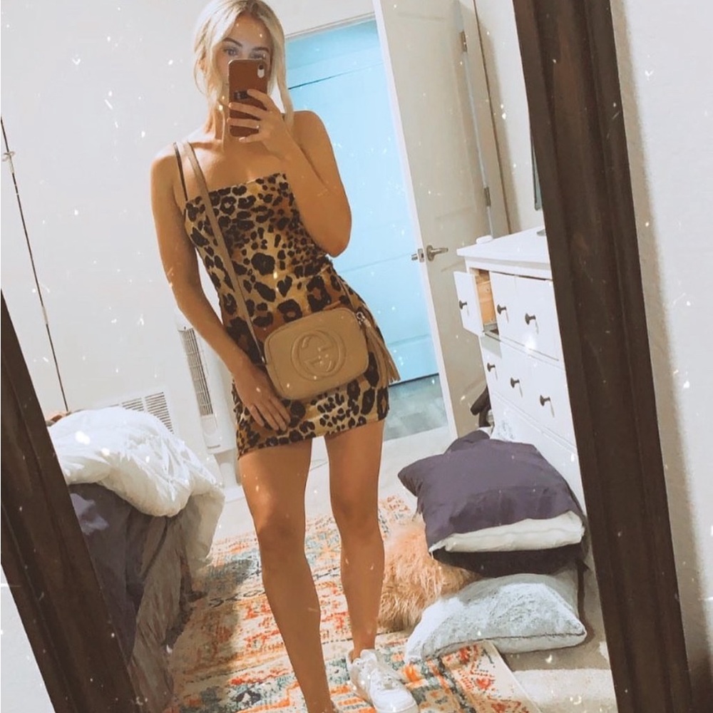 Forever 21 Leopard Mini Dress